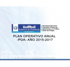 Guatemala: Plan Operativo Anual 2015-2017